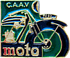 CAAV motorcycle club badge from Jean-Francois Helias