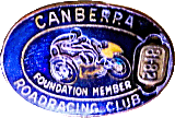 Canberra RRC motorcycle club badge from Jean-Francois Helias