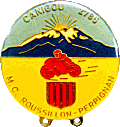 Canigou motorcycle rally badge from Jean-Francois Helias
