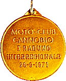 Cannobio motorcycle rally badge from Jean-Francois Helias