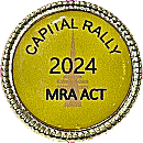 Capital motorcycle rally badge from Jean-Francois Helias