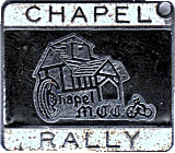 Chapel motorcycle rally badge from Phil Drackley