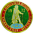 Charleville-Meziere motorcycle rally badge from Jean-Francois Helias
