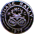 Chase motorcycle rally badge from Terry Reynolds