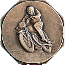 Chatillon-sous-Bagneux motorcycle run badge from Jean-Francois Helias
