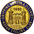Chipping Norton & DMCC motorcycle club badge from Jean-Francois Helias