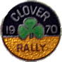 Clover motorcycle rally badge from Tony Graves