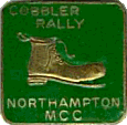 Cobbler motorcycle rally badge from Les Hobbs