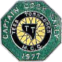 Captain Cook motorcycle rally badge from Jan Heiland