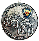 Rally Suisse motorcycle rally badge from Jean-Francois Helias