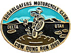 Cow Dung motorcycle run badge from Jean-Francois Helias