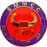 Cowpat motorcycle rally badge from Jean-Francois Helias