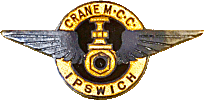 Crane Ipswich MCC motorcycle club badge from Jean-Francois Helias