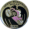 Crazy Buzzards motorcycle rally badge from Tony Graves