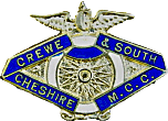 Crewe & South Cheshire motorcycle club badge from Jean-Francois Helias