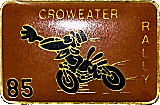 Croweater motorcycle rally badge from Jean-Francois Helias