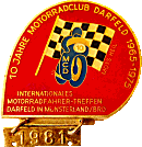 Darfeld motorcycle rally badge from Jean-Francois Helias