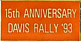 Davis motorcycle rally badge from Jean-Francois Helias