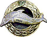 Delfinerne motorcycle rally badge from Jean-Francois Helias