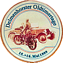 Delmenhorster Oldtimertage motorcycle rally badge from Jean-Francois Helias