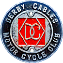 Derby Cables MCC motorcycle club badge from Jean-Francois Helias
