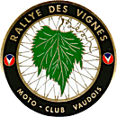 Vignes Rallye Des motorcycle rally badge from Jean-Francois Helias