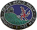 Devils Weald motorcycle rally badge from Jean-Francois Helias
