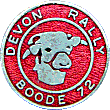 Devon motorcycle rally badge from Jean-Francois Helias