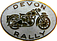 Devon motorcycle rally badge from Nigel Woodthorpe
