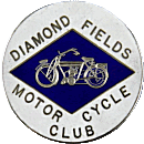 Diamond Fields MCC motorcycle club badge from Jean-Francois Helias