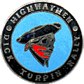 Dick Turpin motorcycle rally badge