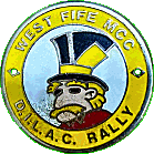 DILAC motorcycle rally badge from Jean-Francois Helias