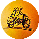 Dindon motorcycle rally badge from Jean-Francois Helias