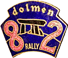 Dolmen motorcycle rally badge from Jean-Francois Helias