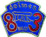 Dolmen motorcycle rally badge from Jean-Francois Helias