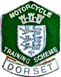 Dorset motorcycle scheme badge from Jean-Francois Helias