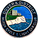 Dover & DMCC & LCC motorcycle club badge from Jean-Francois Helias