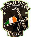 Druids motorcycle rally badge from Jean-Francois Helias