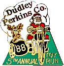 Dudley Perkins motorcycle run badge from Jean-Francois Helias