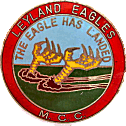 Eagle Has Landed motorcycle rally badge
