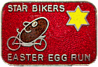 Easter Egg motorcycle run badge from Jean-Francois Helias