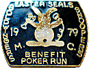 Easter Seals motorcycle run badge from Jean-Francois Helias