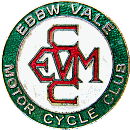 EBBW Vale MCC motorcycle club badge from Jean-Francois Helias