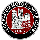Eboracum MCC motorcycle club badge