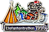Elefant motorcycle rally badge from Jean-Francois Helias