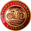 Elleham (Denmark) motorcycle club badge from Jean-Francois Helias