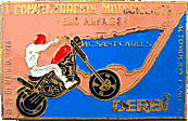 Els Alfacs motorcycle rally badge from Jean-Francois Helias