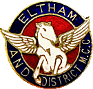 Eltham & DMCC motorcycle club badge from Jean-Francois Helias
