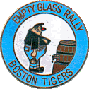 Empty Glass motorcycle rally badge from Dave Cooper