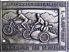 Engelburg motorcycle rally badge from Jean-Francois Helias